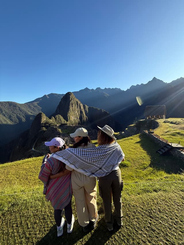 Machu Picchu group photo